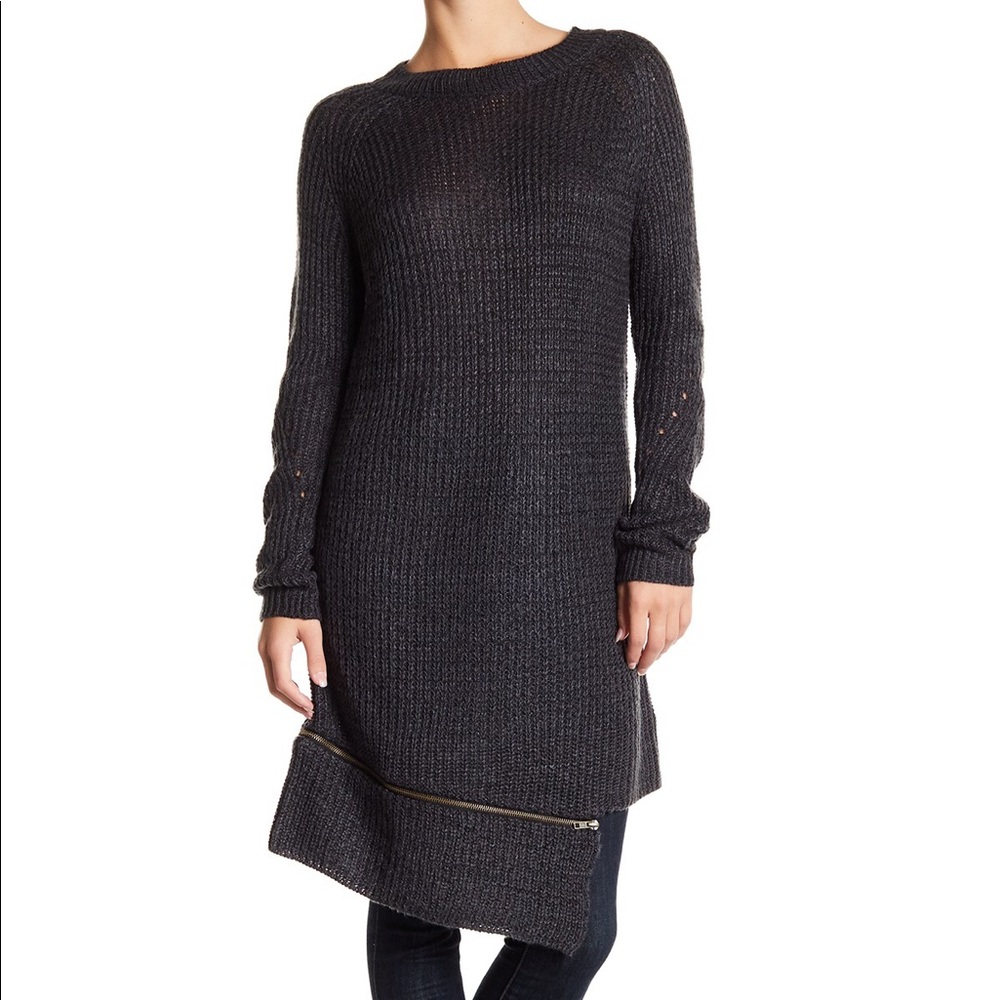 Solutions. Asymmetrical sweater dress NWOT